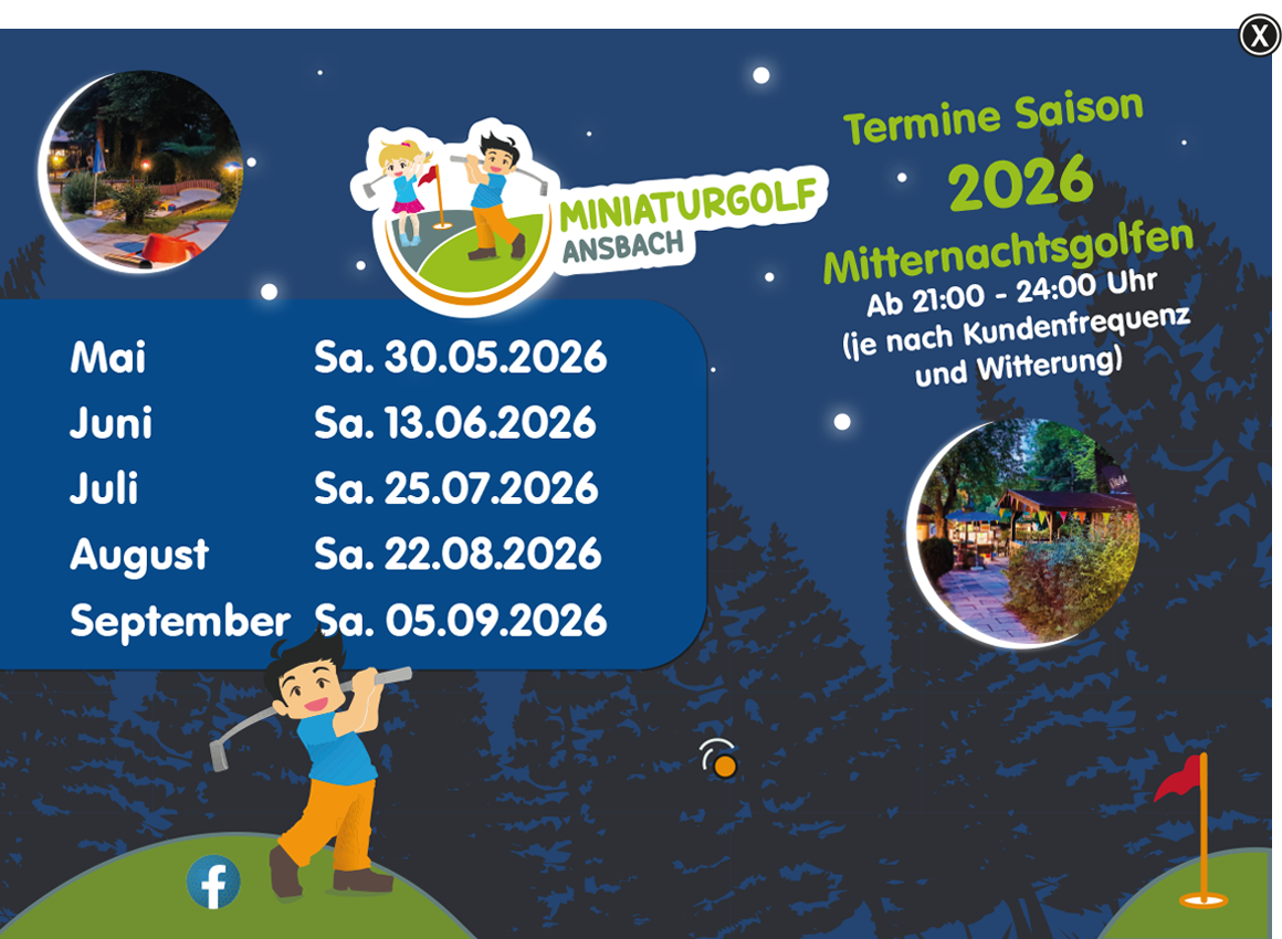 Mitternachtsgolfen 2026 Termine Mitternachtsgolfen